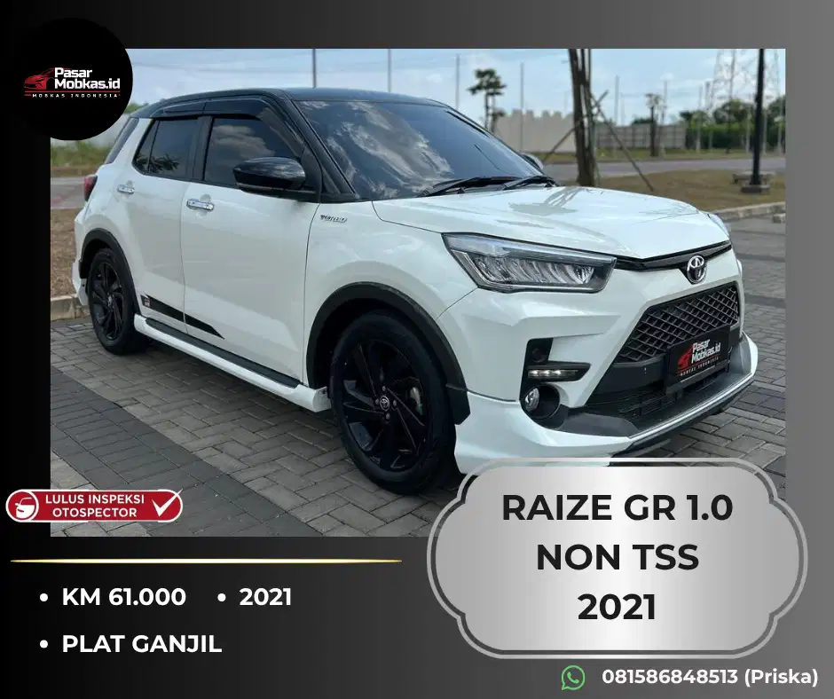 RAIZE GR SPORT 1.0 NON TSS GANJIL AT MATIC