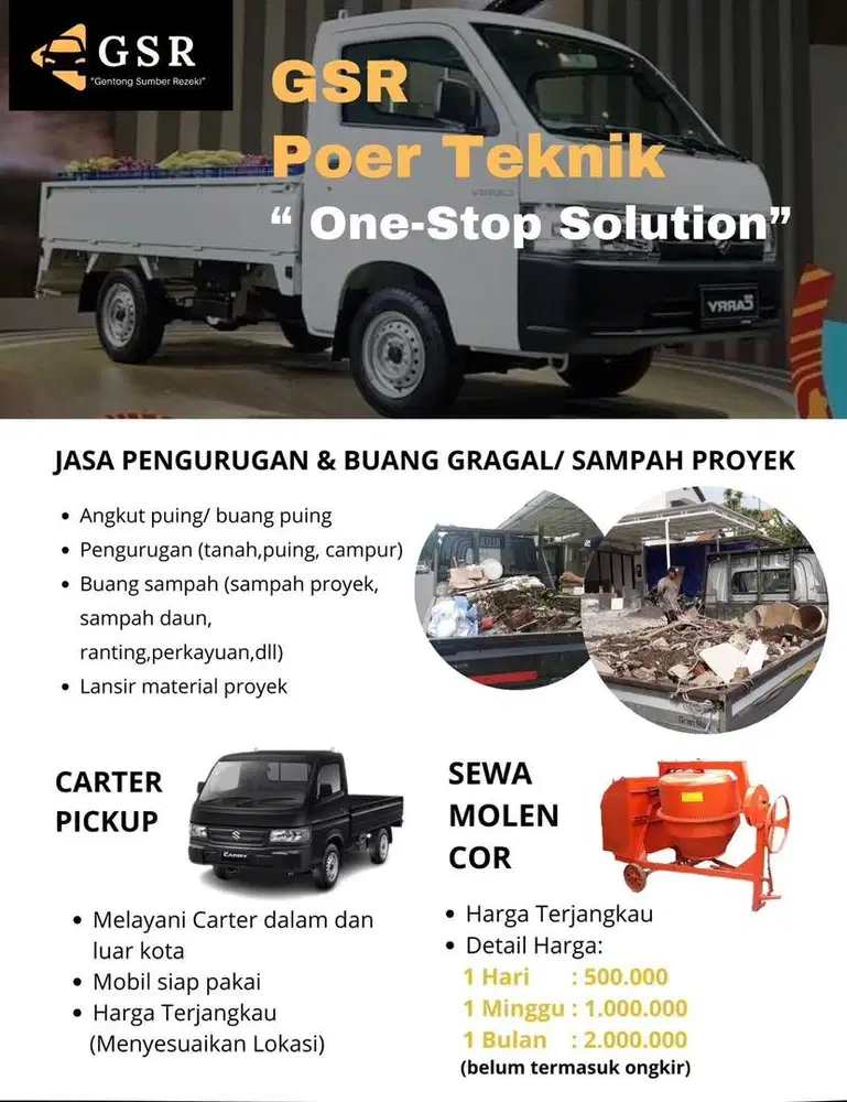 JASA BUANG/ANGKUT GRAGAL