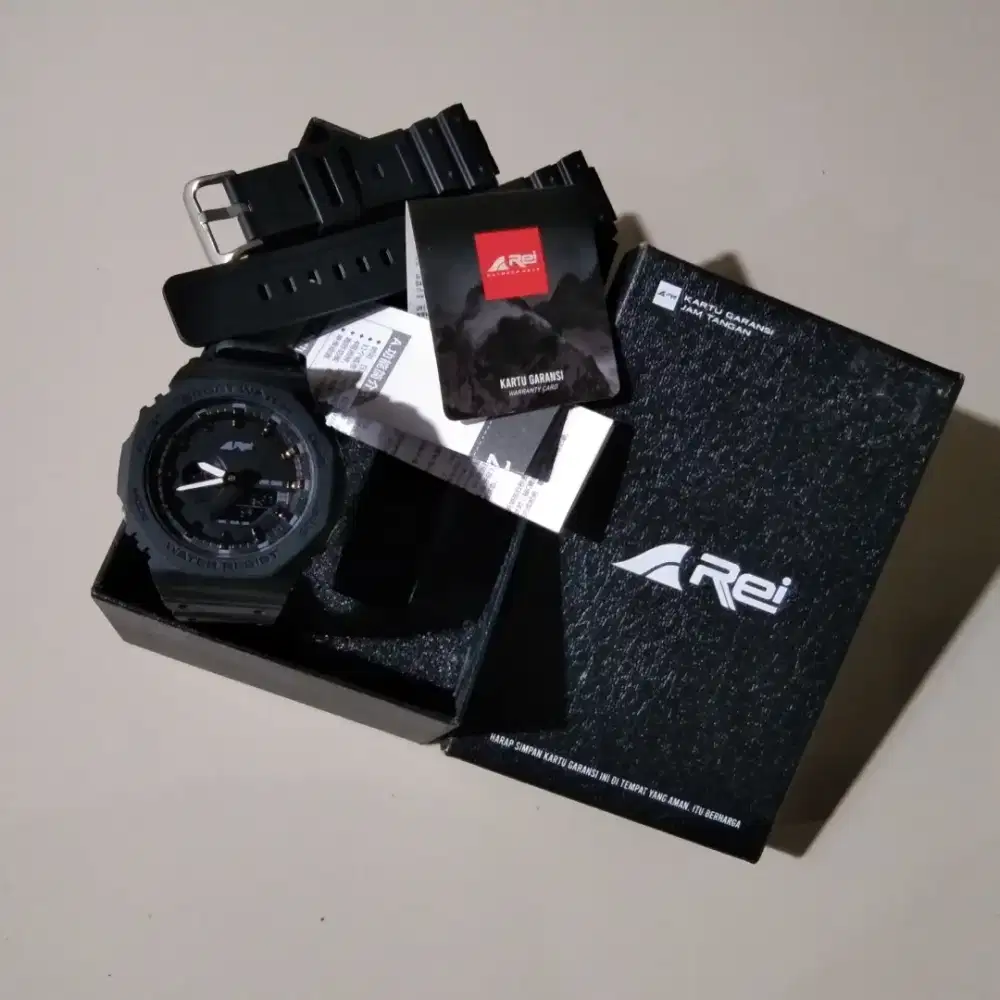 Jam Tangan G-SHOCK Rei Black Doff Original