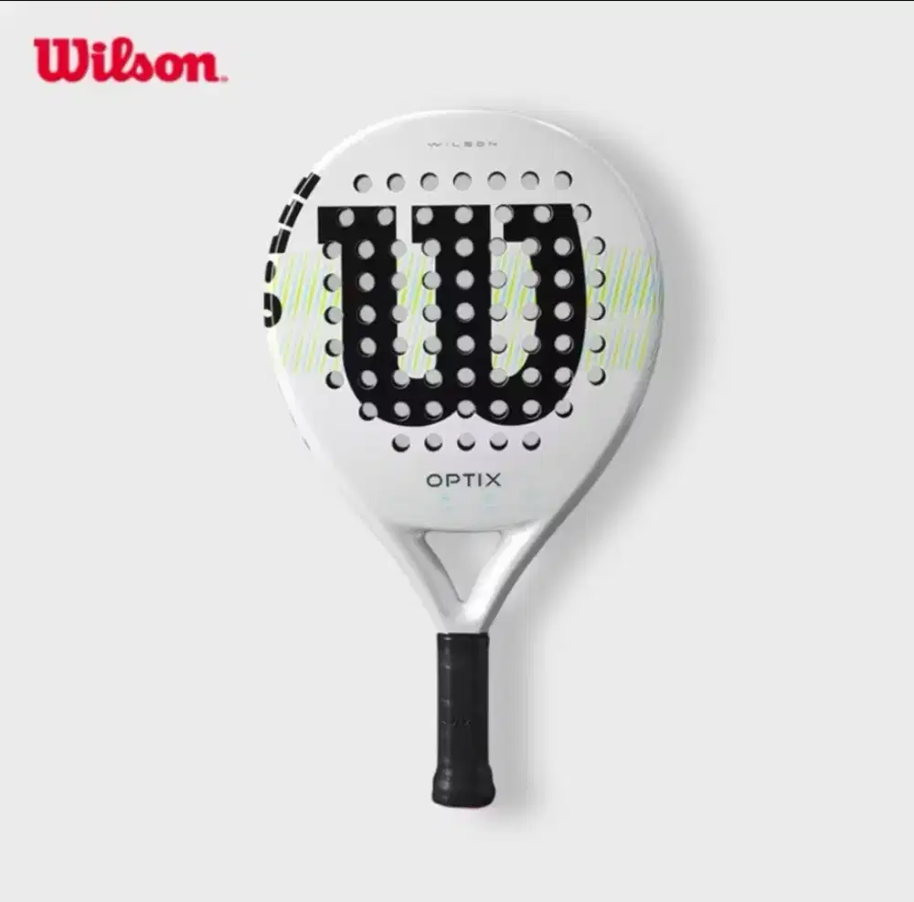 Raket padel Wilson 2025 optix white v1 mulus like new
