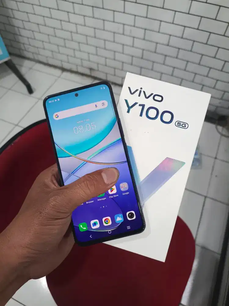 Vivo y100 5G lengkap full ori semua no minus