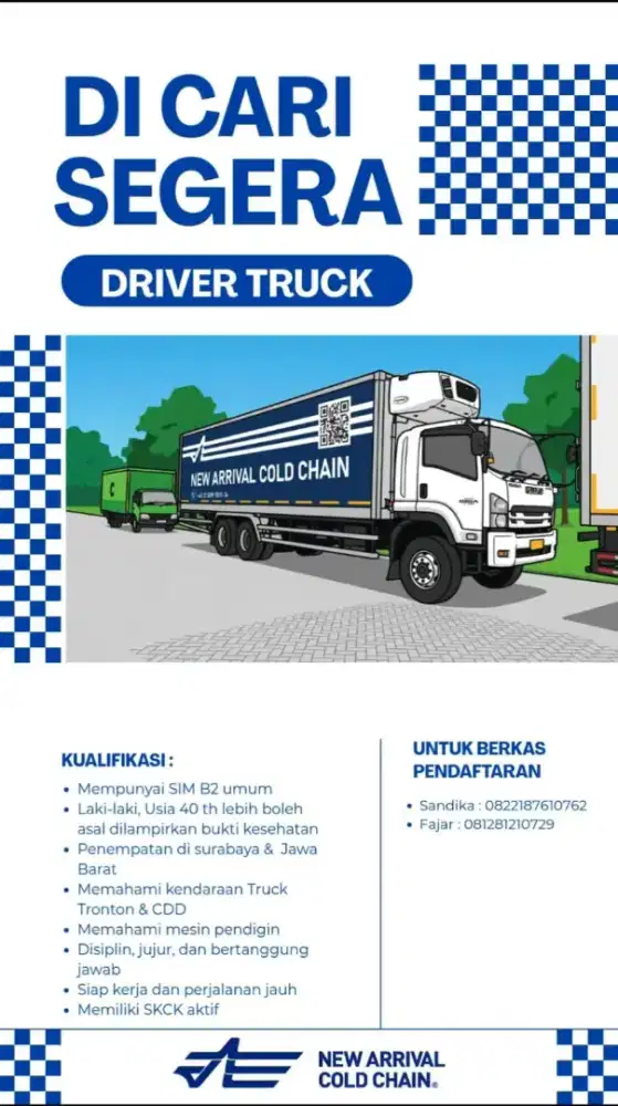 HIRING  DRIVER OPERASIONAL