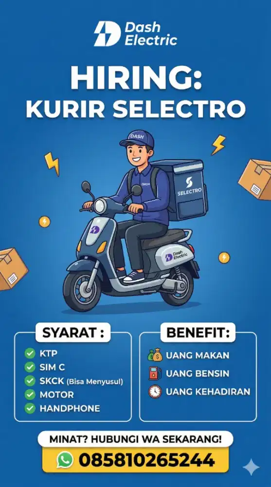 DIBUTUHKAN KURIR DOKUMEN DAN ATK