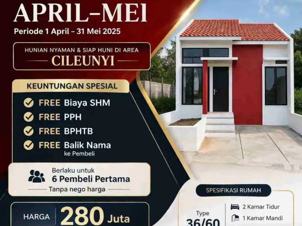 Rumah Tanpa Biaya Siluman, Harga All In Tanpa Drama