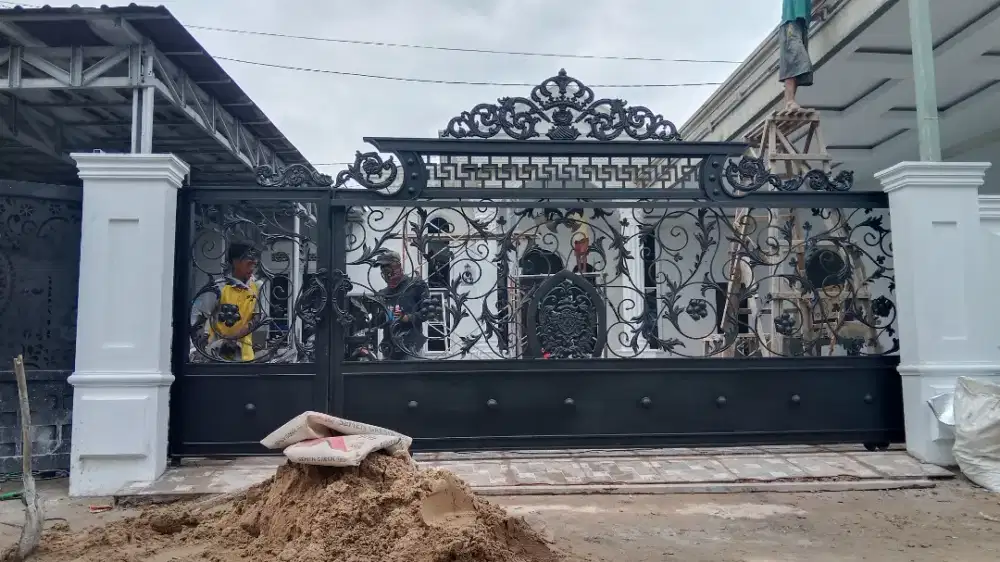 Bengkel las pembuatan pagar kanopi dll