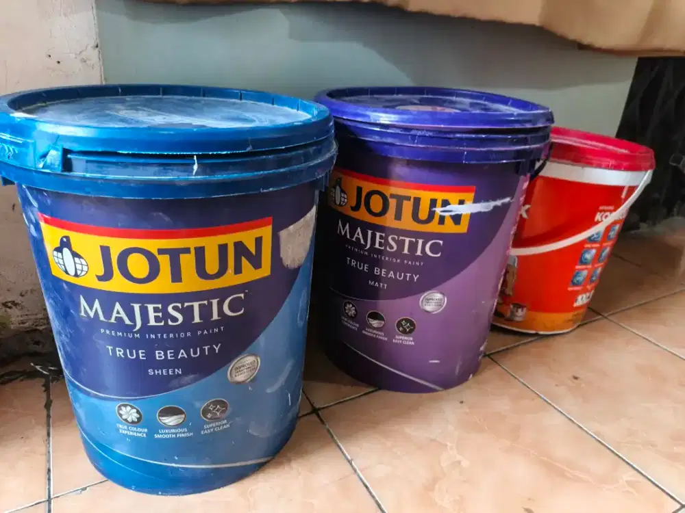 Cat jotun 20kg baru buka belum dipakai