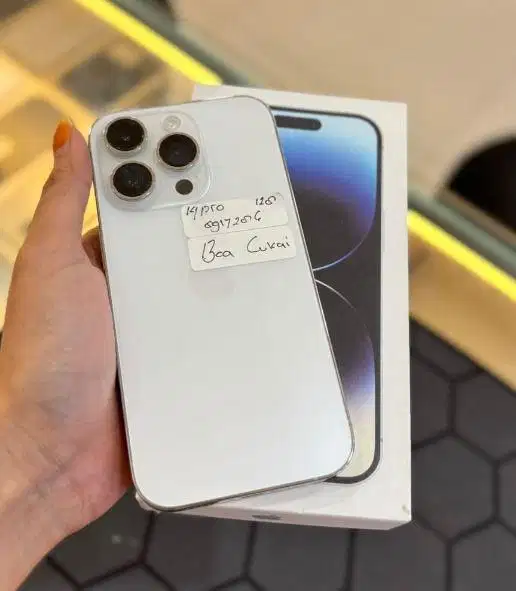 Jual iphone 14 pro 128 Silver