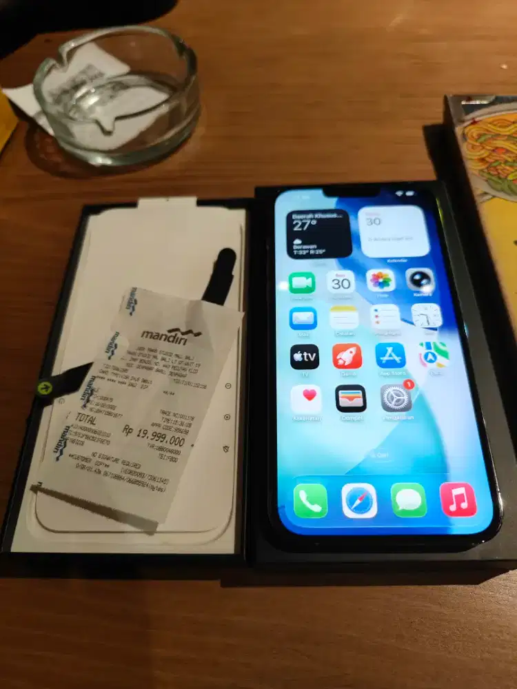iPhone 13ProMax iBox 128gb fullset ori mulus