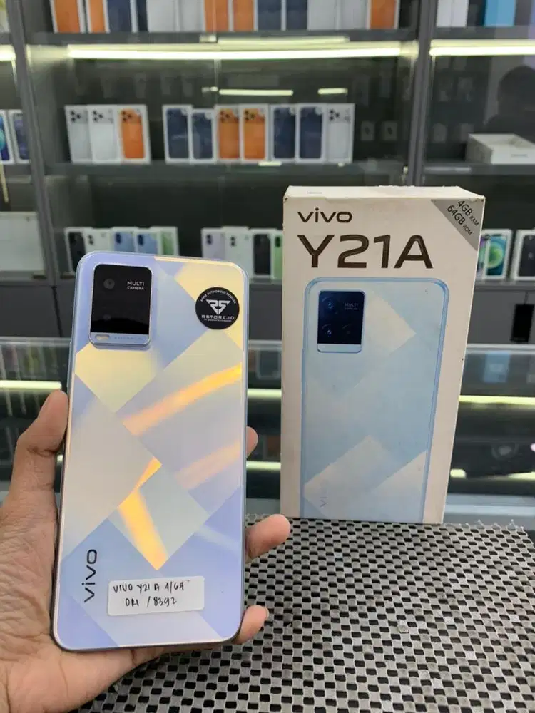 Vivo y21a 4/64Gb Fullset, Ex garansi Resmi/Indonesia