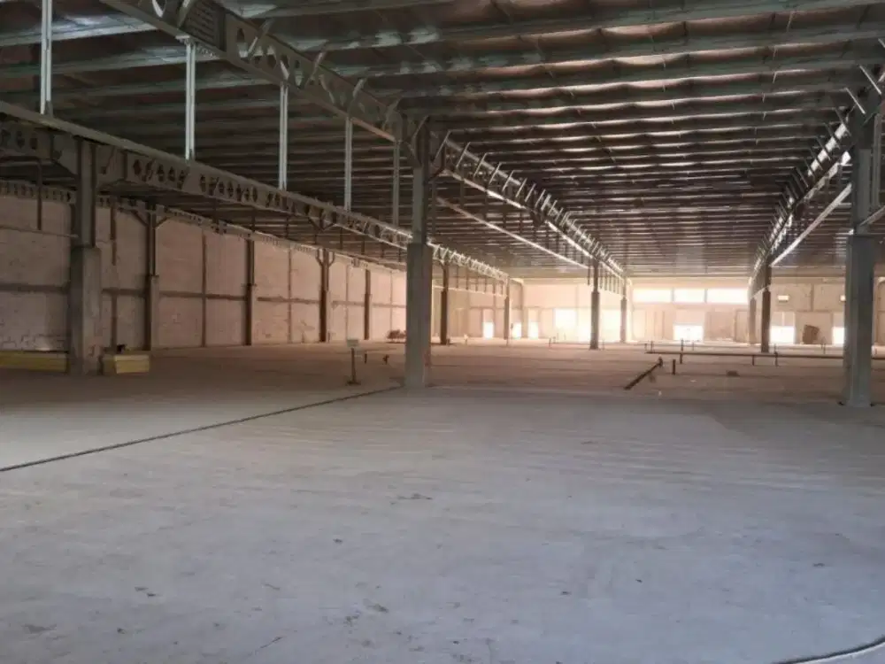 DISEWAKAN CEPAT GUDANG PABRIK 10.000M2 AKSES KONTAINER 40FT NEGO SAMPAI JADI