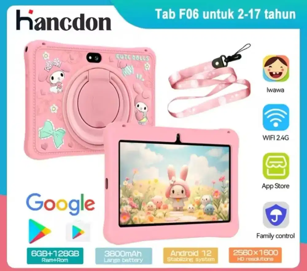 tablet kids 6800mah