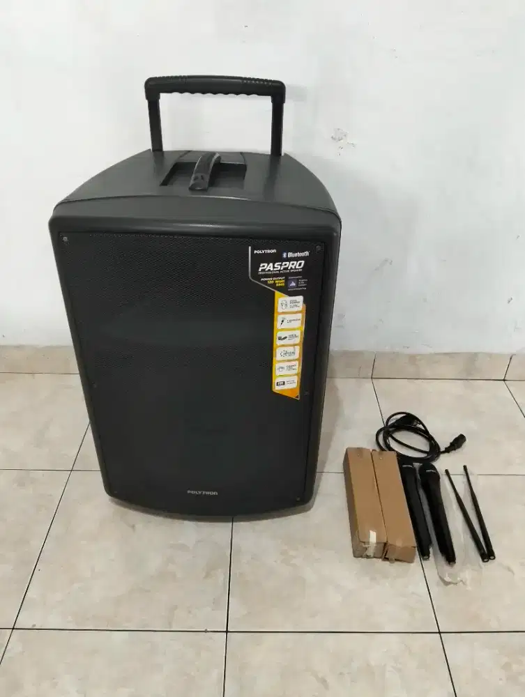 Speaker Bluetooth Polytron Pas Pro15F3 Portable