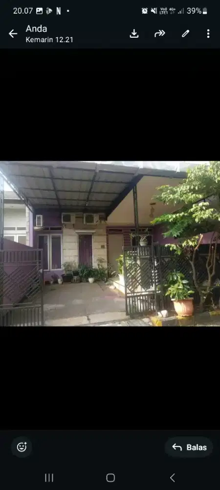 Dijual rumah di permata cimanggis cluster mutiara