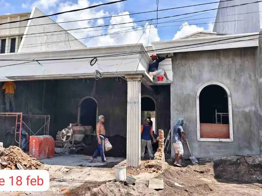 RUMAH BARU DEKAT MASJID AGUNG AL AKBAR, LOKASI DI PERUMAHAN. GAYUNGSARI BARAT KEC. GAYUNGAN
