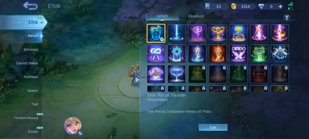 Jual akun mlbb rank ex Mawi emblem 2 max