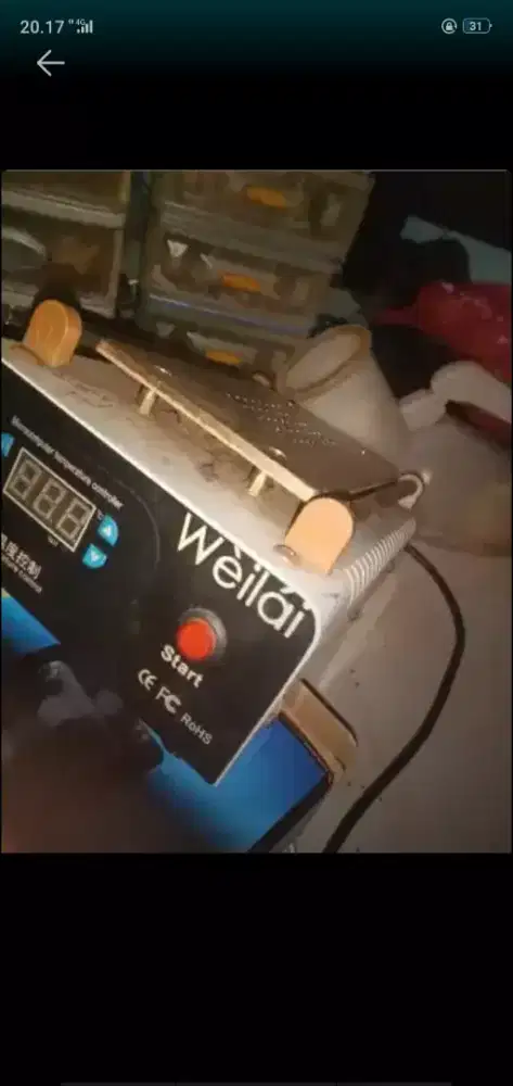 alat pemanas/pembuka lcd