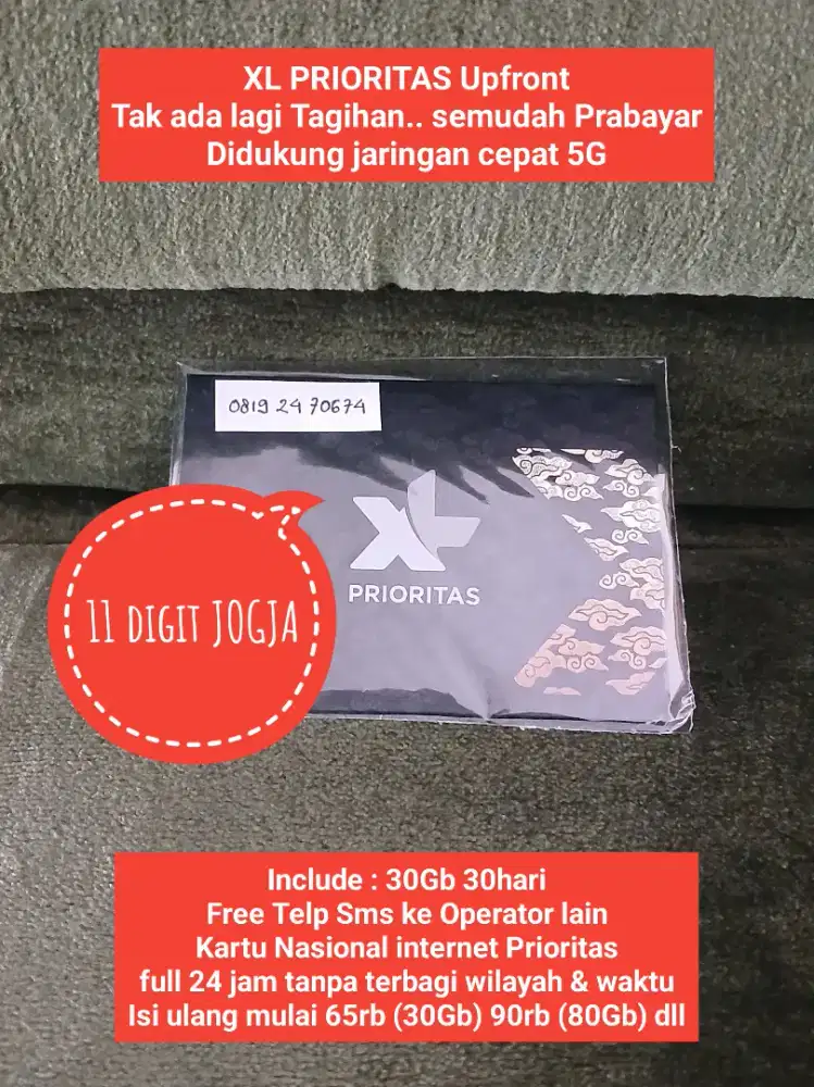 XL Cantik 11 Digit JOGJA