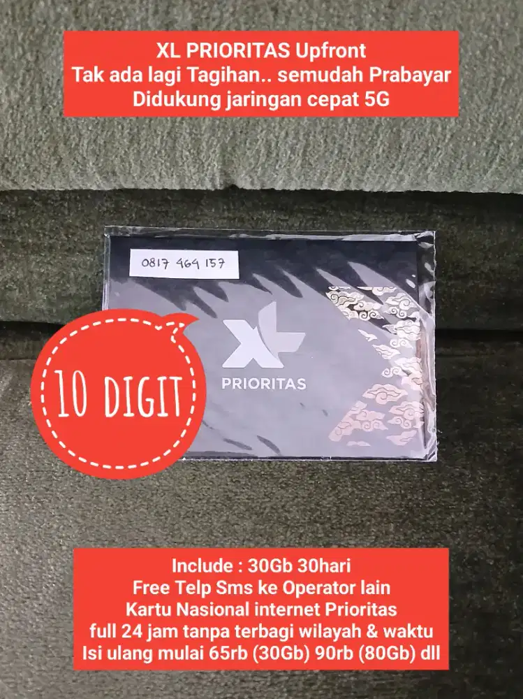 XL Cantik 10 Digit