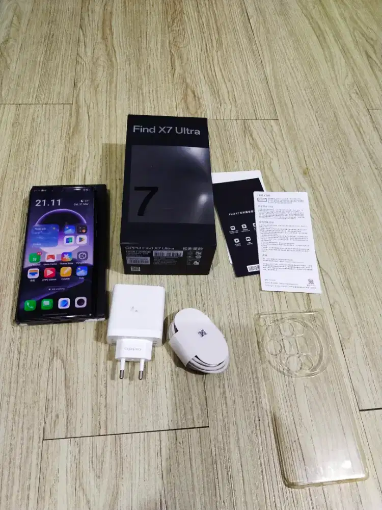 Oppo Find X7 Ultra 12/256 fullset mulus inter beacukai bisa tt hp