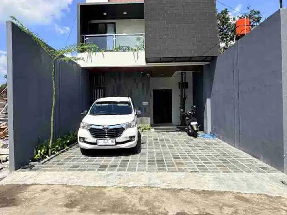 RUMAH MODERN 2 LANTAI FULL FURNISHED JALAN KALIURANG KM.12 SUKOHARJO NGAGLIK SLEMAN