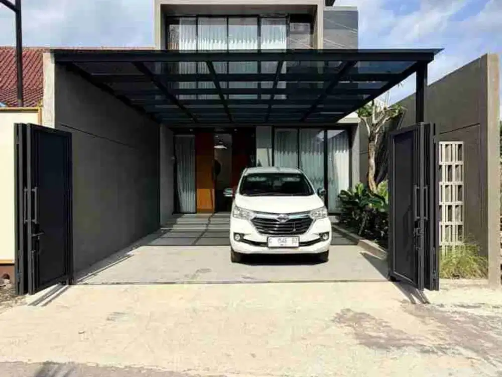RUMAH MODERN 2 LANTAI KONTEMPORER MODERN FULL FURNISHED DI JALAN TAJEM MAGUWOHARJO
