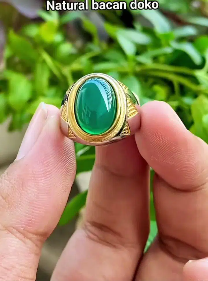 Bacan Doko giwang dim 10 x 12mm ring titanium