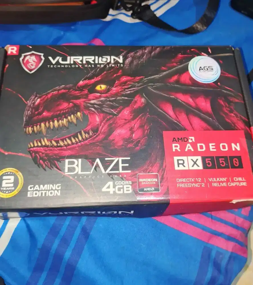 VGA Rx 550 4GB .
