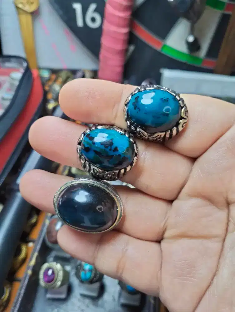 Batu akik pria ring bervariasi