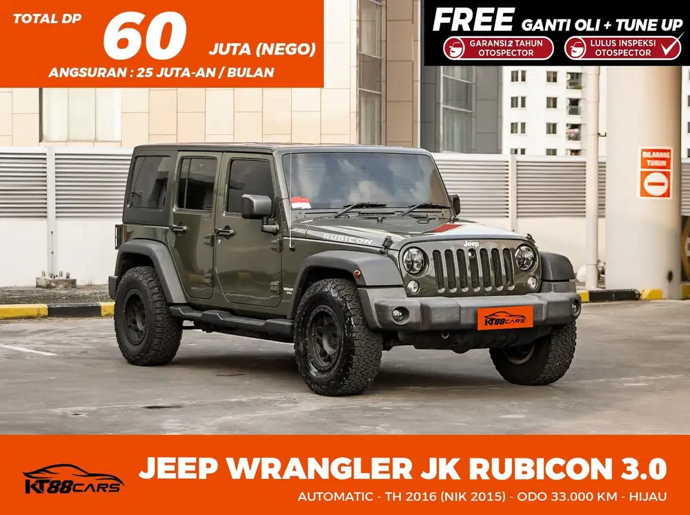 Low odo 33rb km JEEP JK WRANGLER RUBICON 3.0 AT