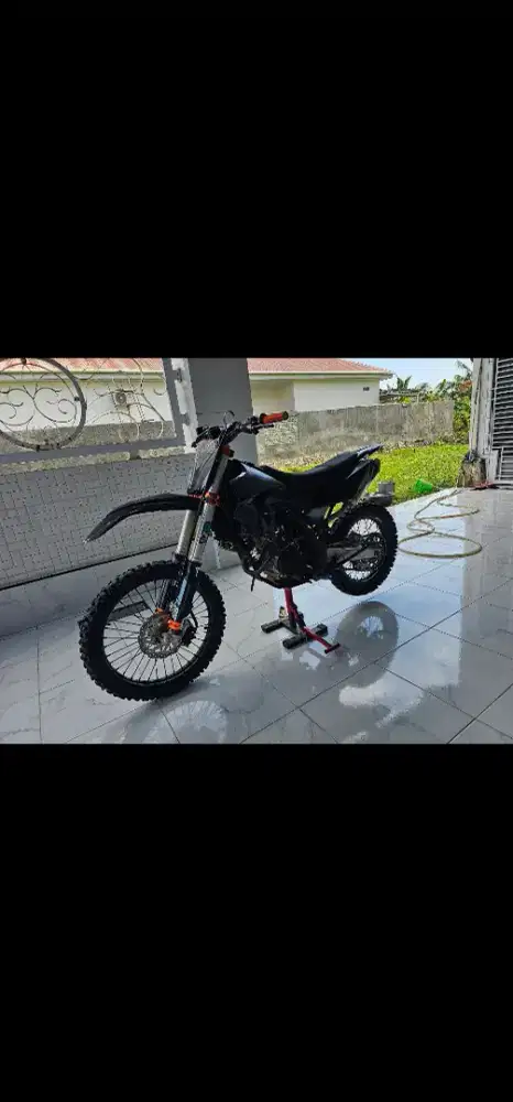 Wr 155 mesin standar, upside down KTM original