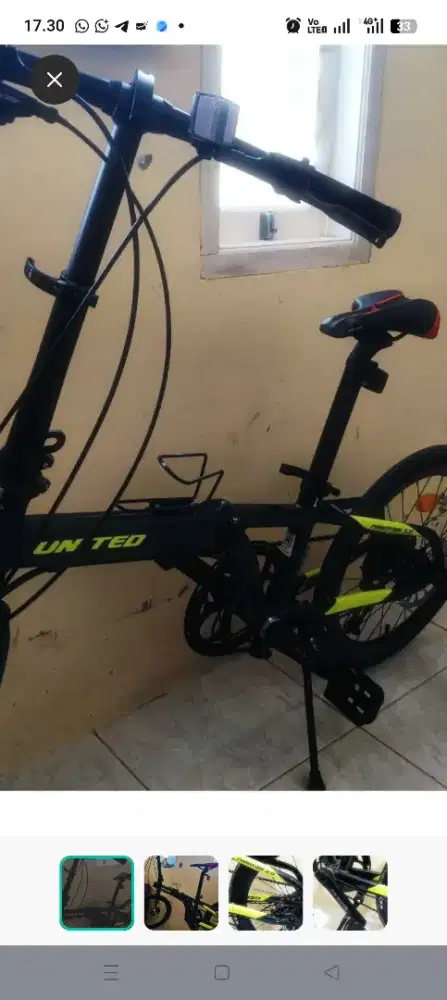 Dijual sepeda lipat kondisi mulus