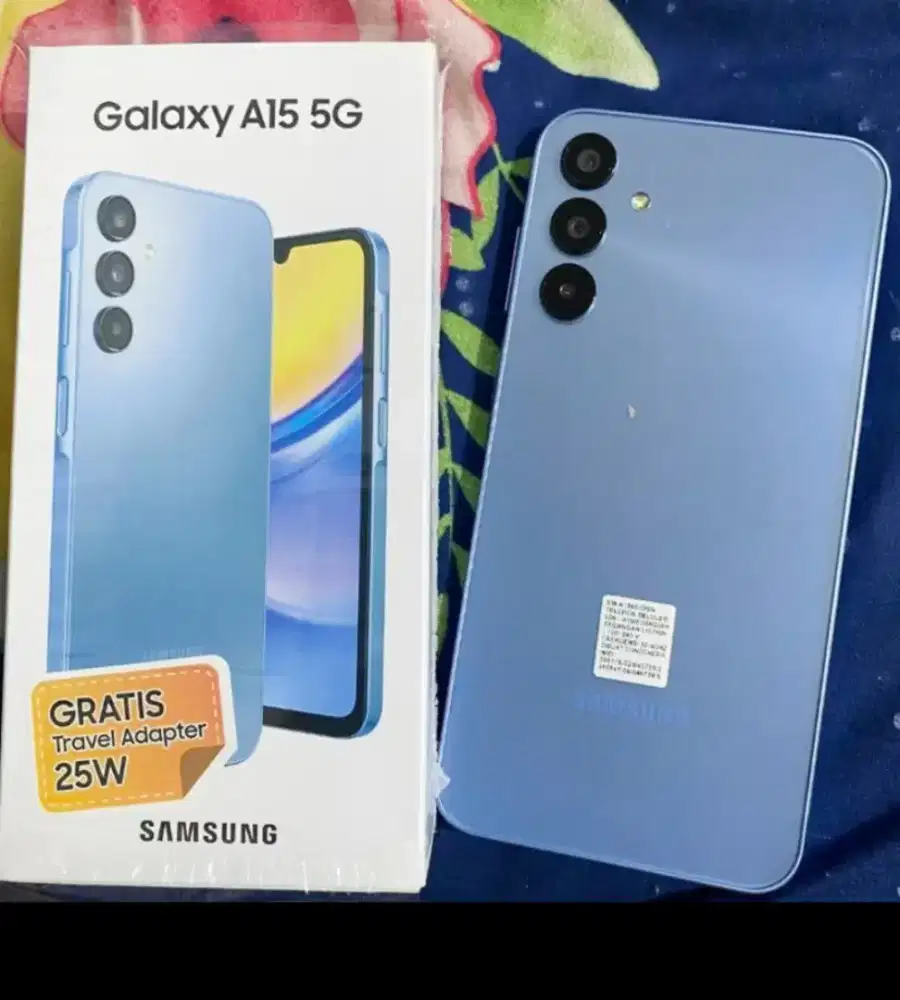 Murah hp Samsung A15 5G ram 8/256 lkp mulus normal masih ori semua