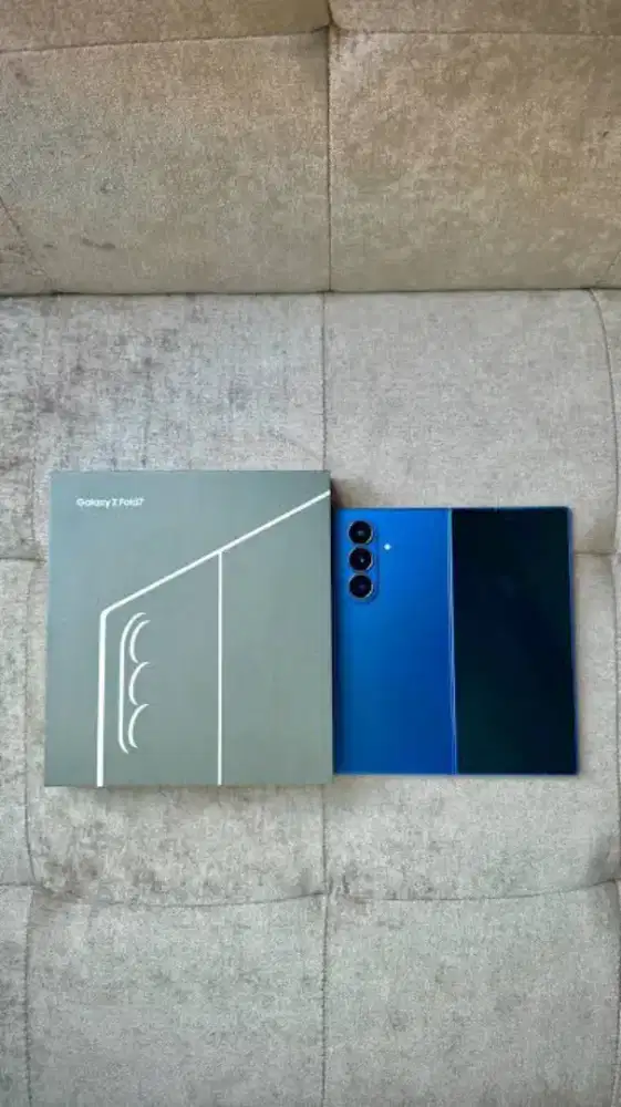 Samsung fold 7 blue 512Gb like new 99,99% garansi panjang full set