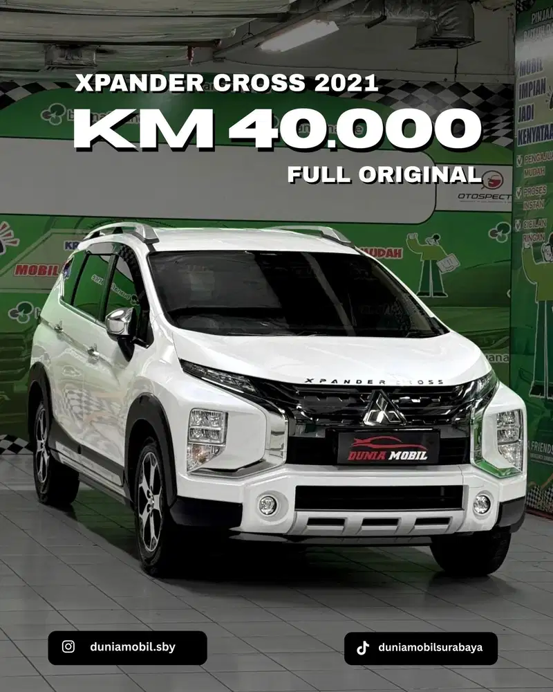 KM 40 RB - XPANDER CROSS PREMIUM 2021 Surabaya 2022 Bisa TT Ultimate