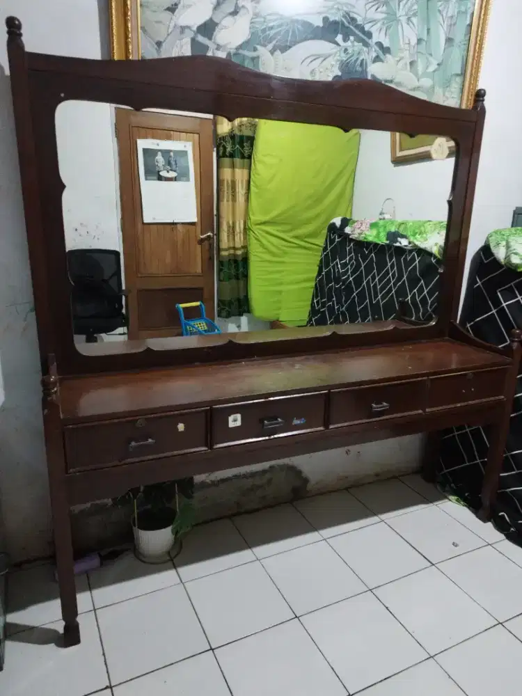 Meja jati meja rias meja cukur