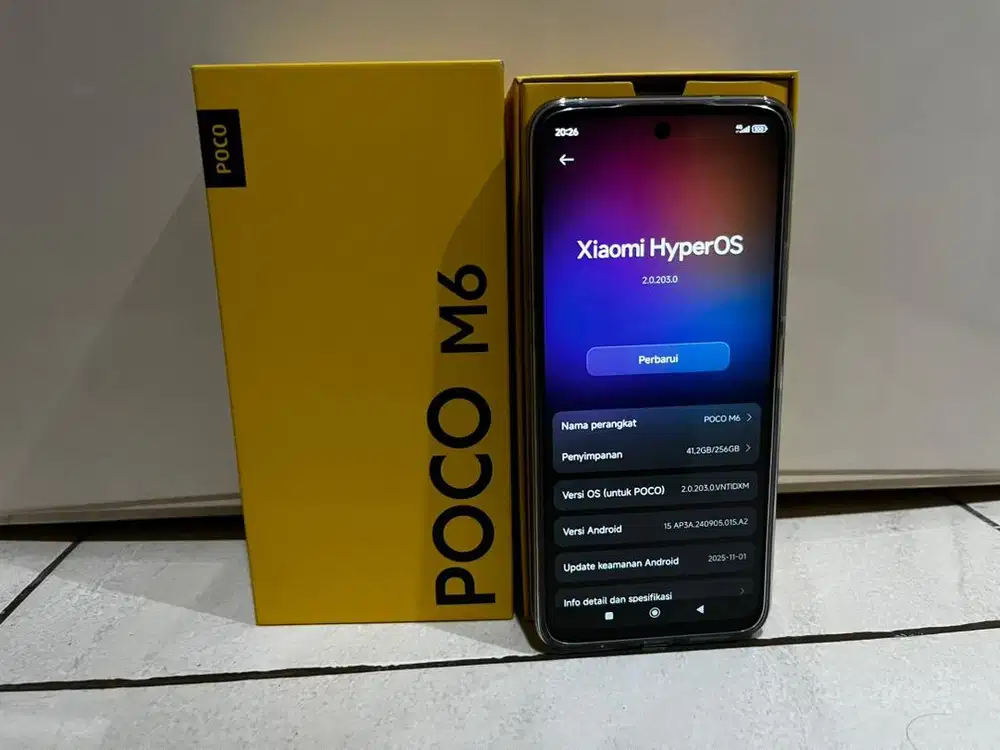 Jual hp poco M6 8/256