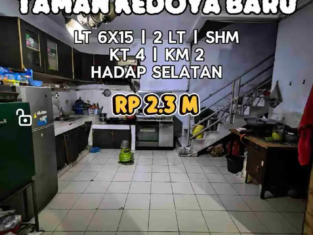 Wilson Dijual rumah 2 lantai di taman kedoya baru