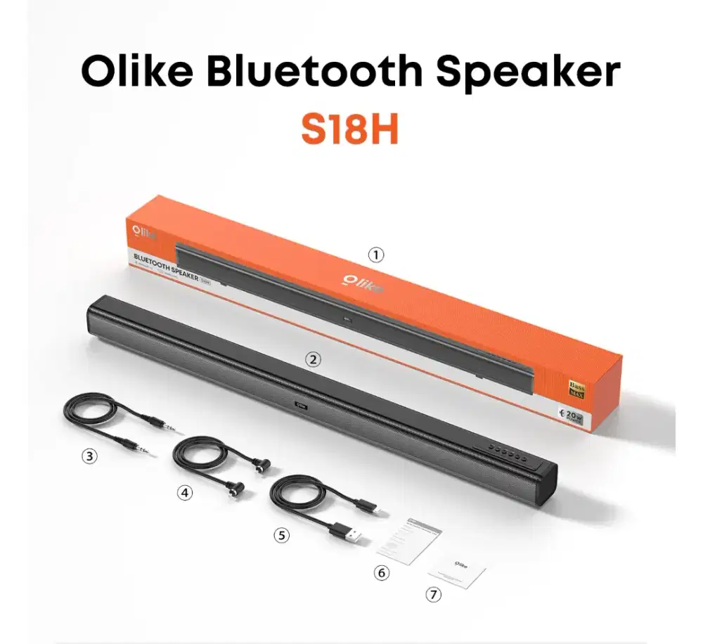 Sounbar bluetooth OLIKE S18H