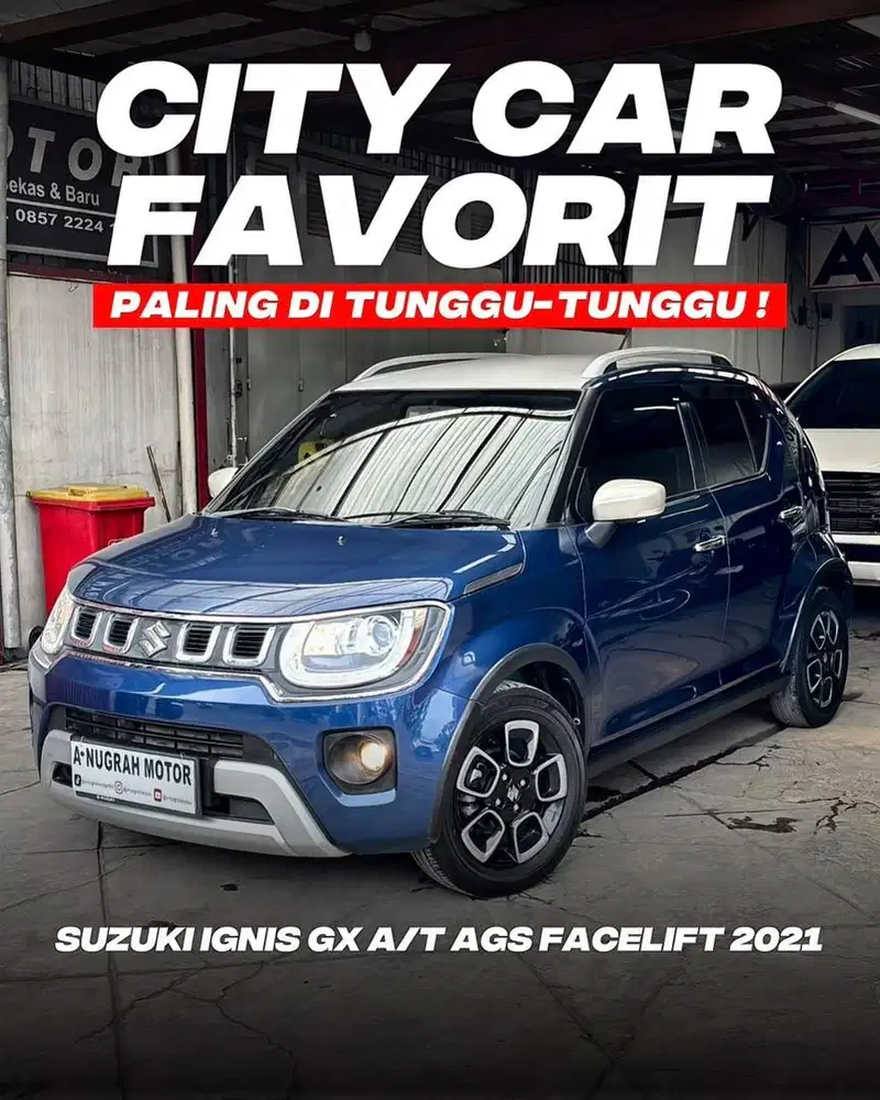 LOW KM 40 RIBU !! Suzuki IGNIS GX AGS MATIC 2021 FACELIFT || ANM