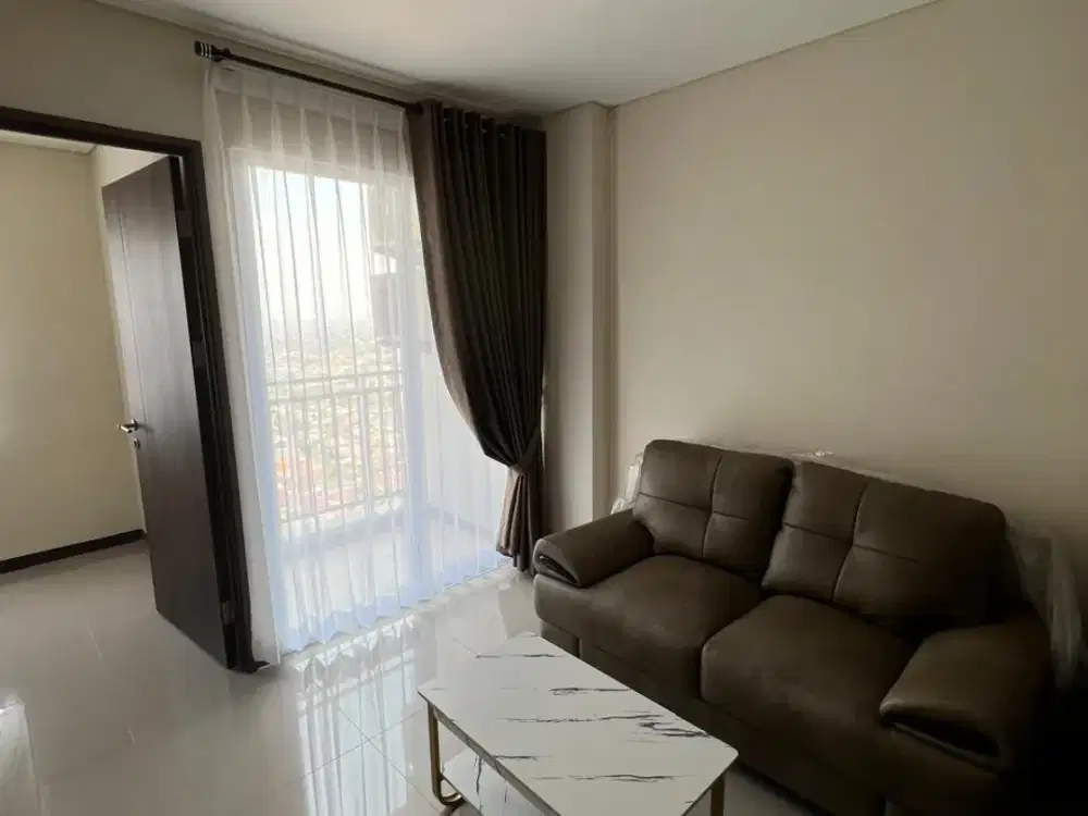 Disewa Apartemen Metro Garden 2 BR View City Siap Huni Full Furnished Tinggal Bawa Koper Dekat Tol Karang Tengah Tangerang