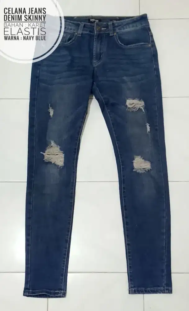 CELANA JEANS DENIM COWOK