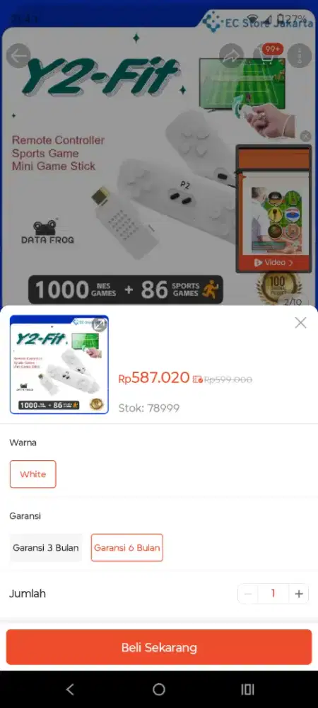 Game interaktif sensor