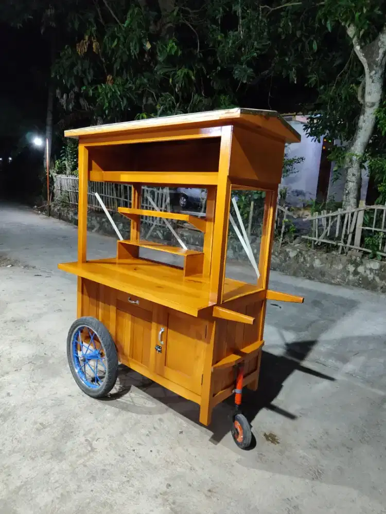 Gerobak Angkringan jg Melayani Pesanan Grobak Bakso Mie Bubur Sate dlL