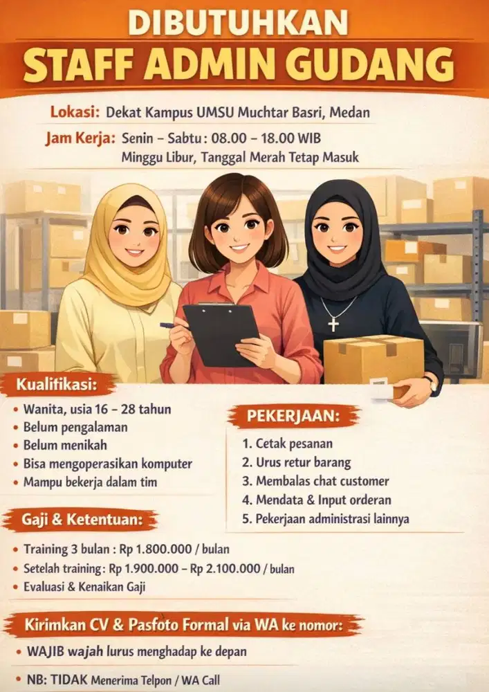 Staf Admin Gudang