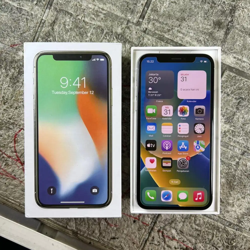 Iphone x 64 gb inter all operator imei regis