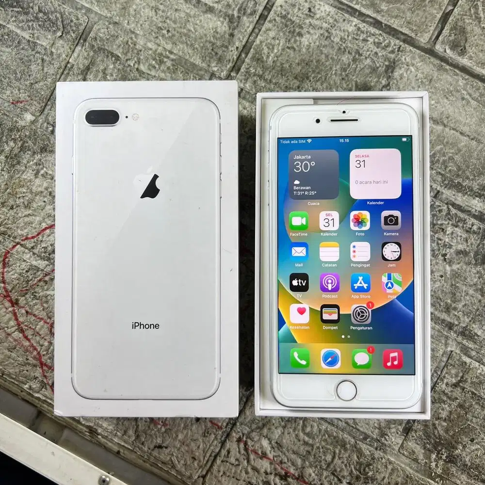 Iphone 8 plus 64 gb inter imei regis