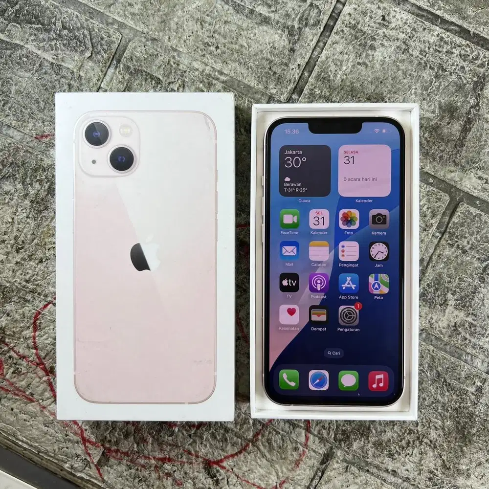 Iphone 13 basic 128 gb ibox pink mulus
