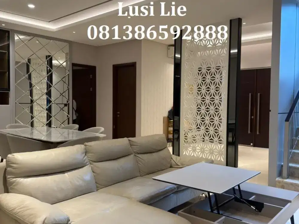 Rumah Golf Island Pik Full Furnished bagus mewah