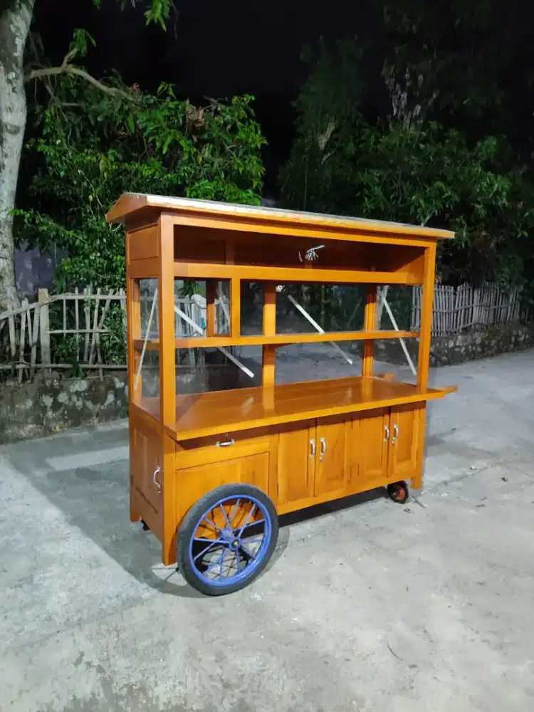 Gerobak Angkringan jg Melayani Pesanan Grobak Bakso Mie Bubur Sate dlL