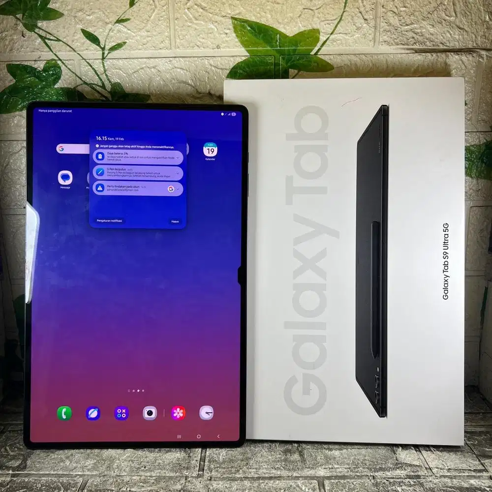 Samsung galaxy tab S9 ultra 5G Ram 12/256 GB Mulus